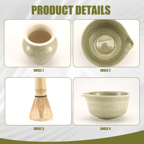 Conjunto Matcha, Conjunto De Chá Japonês Inclui Tigela Match