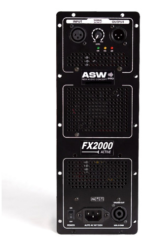 Painel Ativo Fx2000 - Amplificador - 1200w Em 4 Ohm