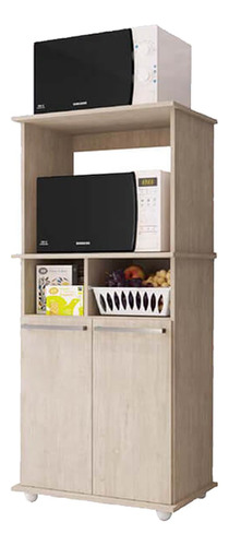 Mueble Cocina Frutero Microondas Multiuso 2 Puertas Ebz