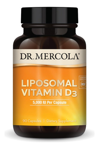 Vitamina D3 Liposomal 5000 Ui Dr. Mercola 90 Cápsulas