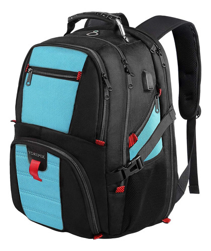 Mochila De Viaje Yorepek , Para Laptops De 17'', Azul