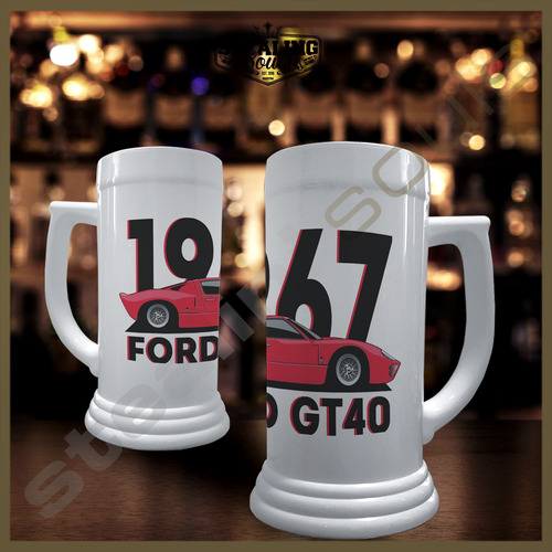 Chopp Plastico Cerveza | Ford #140 | Xr3 / Xr4 / V8 / Ghia / St / Rs / Futura / Sprint / Gt / Shelby / Birra / Mustang