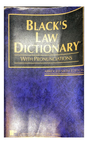 Imagem 1 de 1 de Blacks Law Dictionary With Pronunciations