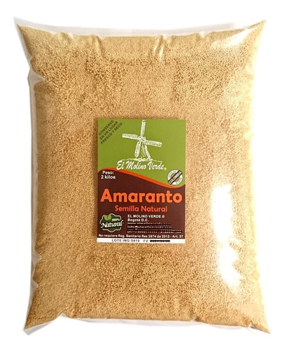 Amaranto Semilla 100% Natural 2 Kg - Kg A $16500