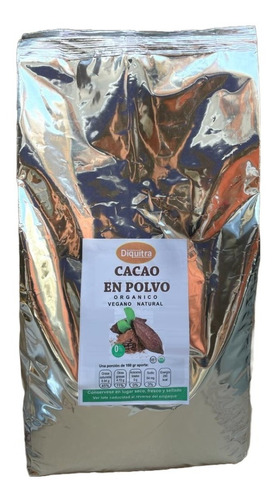 Cacao En Polvo Orgánico Sin Azúcar 4 Kg