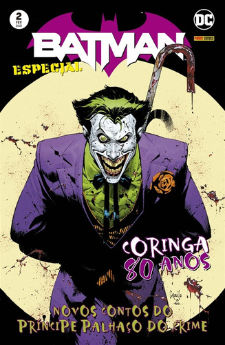 Batman Especial Vol. 2 - Coringa: Aniversário de 80 Anos, de Snyder, Scott. Editora Panini Brasil LTDA, capa mole em português, 2021