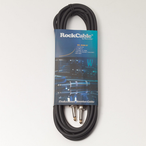 Imagen 2 de 4 de Cable Parlante Rockbag Rcl30405d8 Jack 1/4 Pulgada 5 Metros