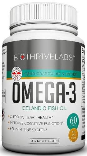 Bio Thrive Labs Omega-3. Fresh Icelandic Deep Fish Oil (30-d