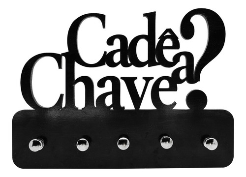 Suporte Para Chaveiro 6mm Cade A Chave? 5 Ganchos