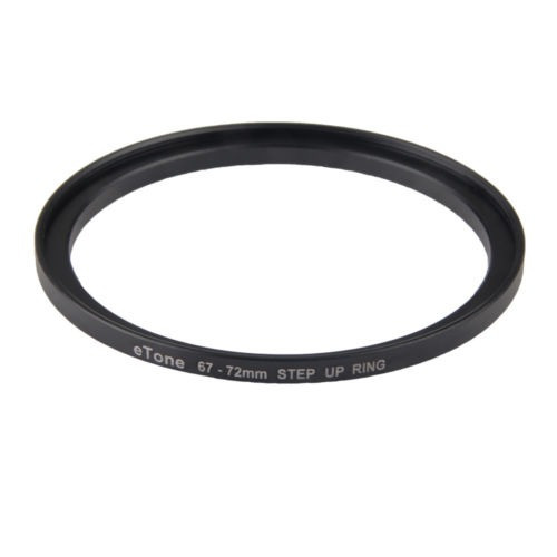 Etone 67-72mm Paso Anillo Metálico Lente Adaptador Filtro 67