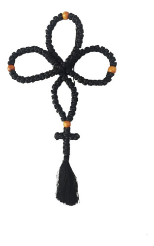 Cordón De Oración, Chotki, Komboskini, De 100 Nudos Negro