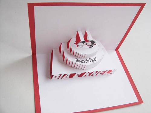 Imagem 2 de 5 de Bodas De Papel - Cartão Barato