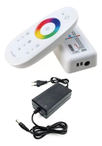 Kit 4 Led Luxpool Inox 9w Rgb + Comando Plus Sodramar