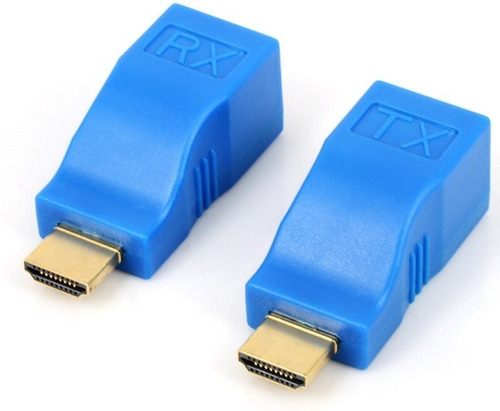 Imagen 2 de 4 de Extensores Por Utp 30 Metros Extender 1080p 4k 3 Pares