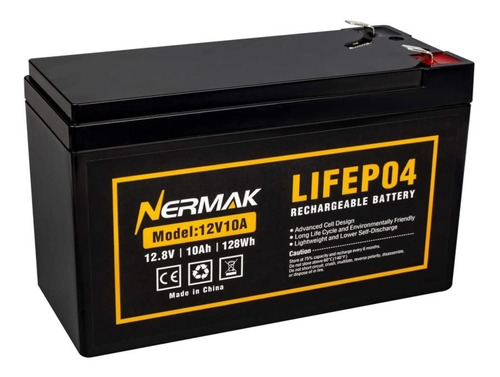 Bateria 12v 10ah Lithium Lifepo4 Ciclo Profundo