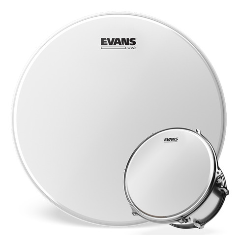 Parche Para Tom De Bateria Evans 16 Uv2 Arenado Doble Capa