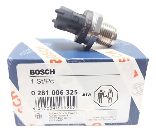 Sensor De Pressao Rail Constellation Cargo Bosch 0281006325