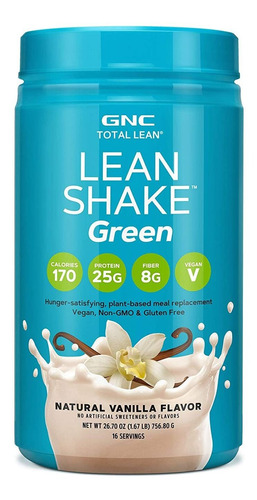 Gnc Total De Lean Proteína Verde Shake Polvo - Vainilla Natu