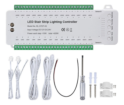 Controlador De Sensor De Movimiento Led Para Escaleras, Smar