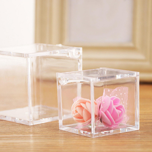 2025 2 X 2 Cajas Transparentes De Acrílico For 2 Piezas