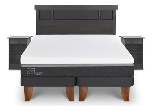 comprar Cama Europea Ortopedic Advance 2p Bd Set Dublin Gris