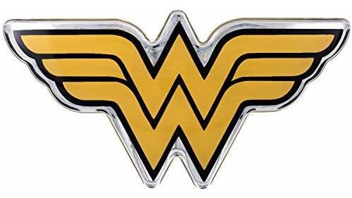 Emblema Fan Emblems Wonder Woman Calcomanía De Cromo Aboved