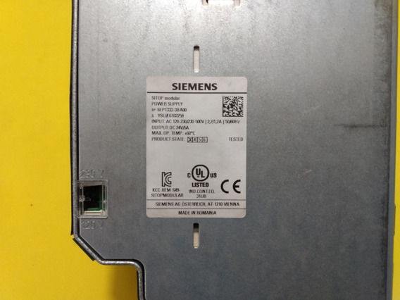 Siemens sitop Power 10 6ep1 334-1sl11//6ep1334-1sl11 230v 10a top estado tested
