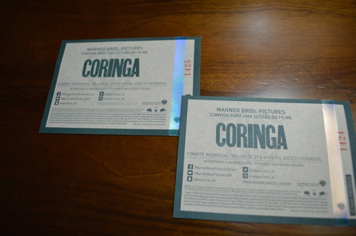 Imagem 2 de 3 de Cinema Ingresso Filme Coringa Para Colecionador Raro
