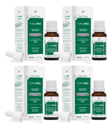 Kit Com 4 Fungipro 20ml Cada (4 Unidades) - Wnf