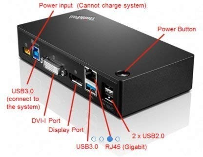 Lenovo Thinkpad 40a70045us - Base De Carga Usb 3.0 45w