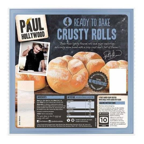 Paul Hollywood Listo Para Hornear Crujiente Rolls 6 Parte Ro