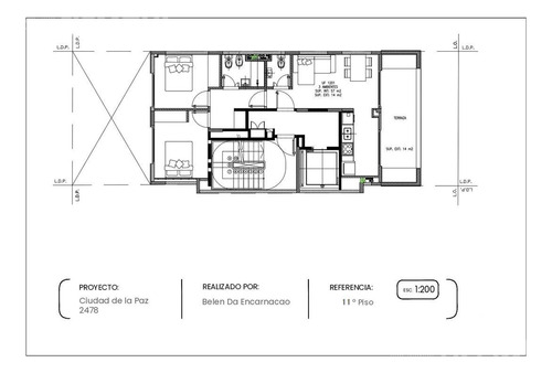 Venta Departamento De 3 Ambientes Con Balcón Terraza En Belgrano