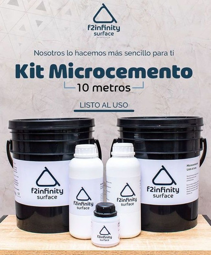 Kit De Microcemento Listo Al Uso 10mt2