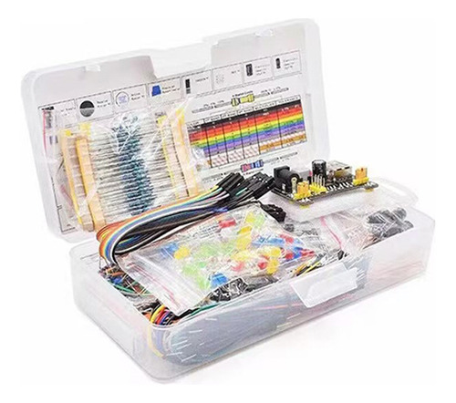 Kit De Componentes Electrónicos, Resistencia De Cable De Placa De Pruebas De 830 Puntos De Conexión, Aplicable Forr3