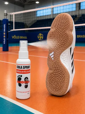 Grip Spray Cola Chuteira Futsal Salão, Sola Tênis Valei 55 Branco