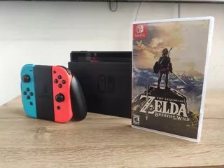 Nintendo Switch Con Control Y Zelda Breath Of The Willd