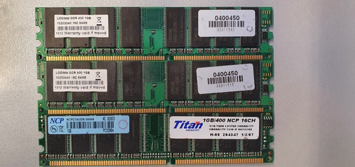 Ddr 400 1gb Memoria Ram (precio Por Unidad)