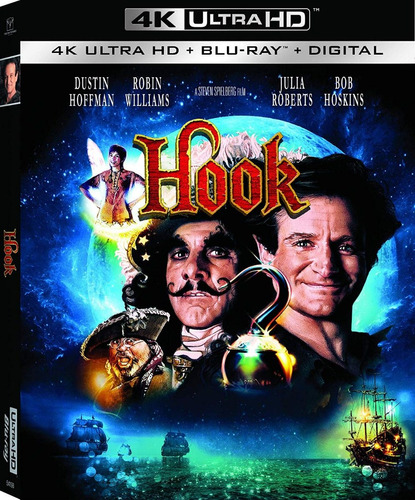 4k Ultra Hd + Blu-ray Hook / De Steven Spielberg