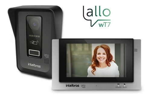 Vídeo Porteiro Intelbras Wi-fi Allo Wt7 Multi Hd 7  720p