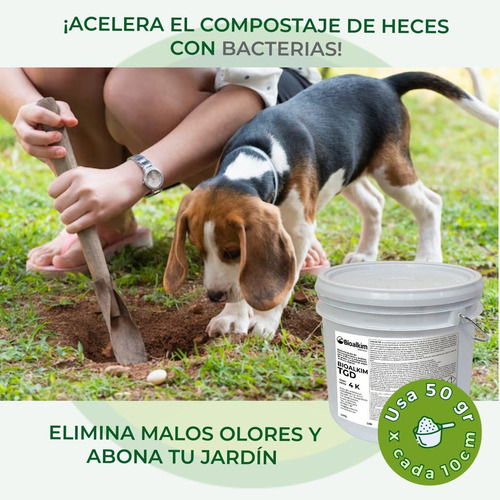 10kg - Bacteria Degradadora De Heces Perros, Gatos, Aves