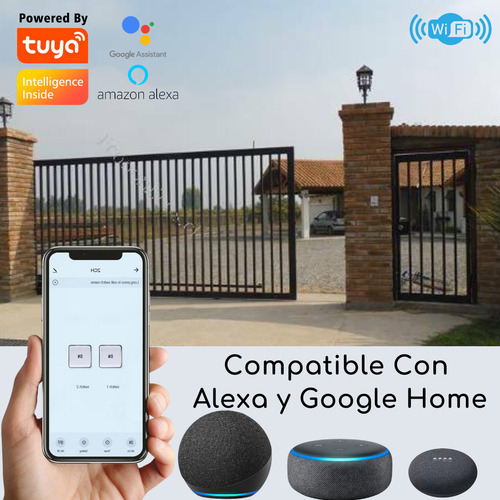 Interruptor Inteligente Wifi+2 Controles-2 Canales-7 A 32vdc