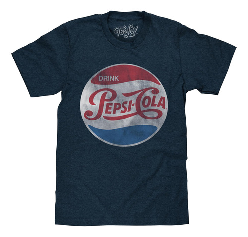 Drink Pepsi Cola Camiseta Desgastada Con Licencia Mezcla De 
