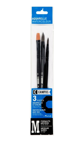 Campus Set Pinceles Acuarela Y Tinta M