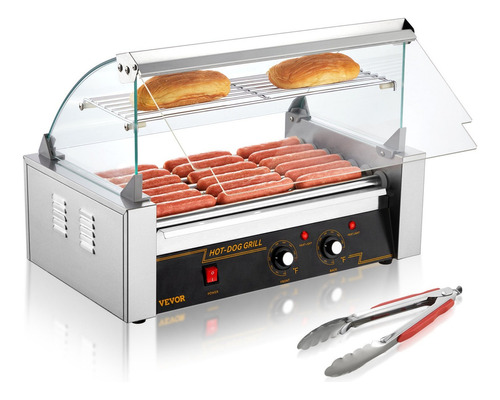 Maquina Parrilla Para Salchichas Hotdog Vitrina 18 Hot Dogs