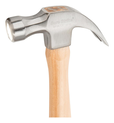 Sure Strike Hammer - Garra Curvada De 20 Oz Con Cara Lisa Y