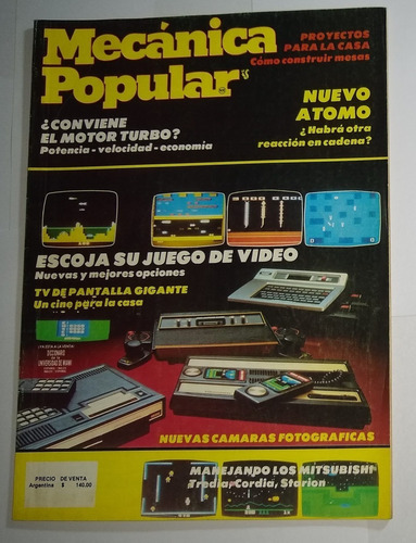Revista Mecánica Popular Marzo 1983 Vol. 36-3 - Video Juegos