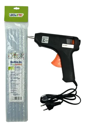 comprar Pistola Cola Quente 40w Bivolts Cu002F 6 Und De Bastão De Cola