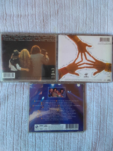 Lote 3 Cds O Grande Encontro 1 E 2 E O Melhor - Mpb - Letras (Usado)