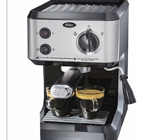 Imagen 1 de 2 de Cafetera De Vapor 1,2 L Espresso Y Capuccino Oster