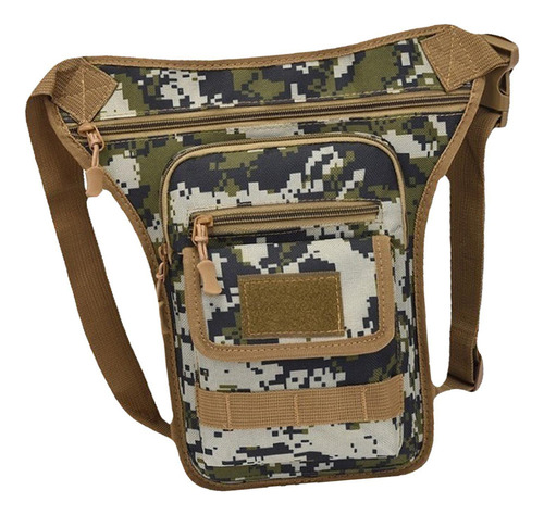 Bolsa Cartuchera Para Motocicleta, Bolsa Camuflaje Verde
